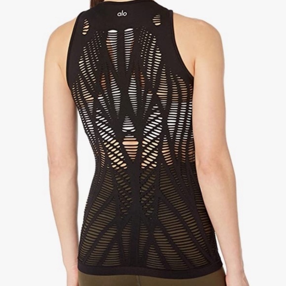 💵 SOLD 💵 - Vixen Laser Cut Out Tank Top - Picture 2 of 5